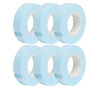 Nuqin Lash Tape, 6Pcs Blue, 6mx1.2cm, Eyelash Tape for Eyelash Extension & Lash Extensions, Breathable & Comfortable