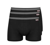 Nur Der Men's Boxer Cotton Strech 3er Pack Briefs, Black, Medium (Pack of 3)
