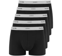 Nur Der Men's Boxer Organic Cotton 5er Pack Boxer Shorts, Schwarz,