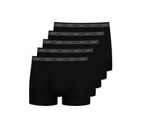 Nur Der Men's Boxer Organic Cotton 5er Pack Shorts, Schwarz, XXL