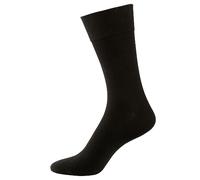 Nur Der Men's Herren Cotton maxx Komfort Socke, 495569, Black (Schwarz), 9/11 (43-46)