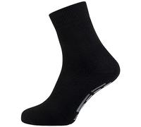 nur der Men's Herren Stopper Socken Slipper Socks, Black, One Size
