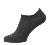 Nur Der Pack of 2 Cotton Trainer Socks Breathable Trainer Socks Men, Anthracite mel., 43-46