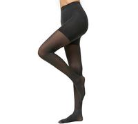Nur Die Abdominal Legs Butt 20 Denier Shaping Tights Shapes Tummy, Thigh & Butt Transparent Matte Fine Tights Wide Comfort Waistband Women, black, L