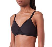 Nur Die Women's Komfort Bh Bra, Semi-Transparent inch, Black (Black 94), 38D