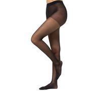 Nur Die Fit in Form 40 Denier Strong Support Semi Opaque Fine Tights Silky Matte Look Relieves Legs Comfort Waistband Women, black, M