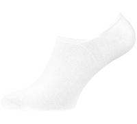 Nur Die Men's Bamboo Sneaker Ankle Invisible Short Socks Non-Slip Especially Soft, White, 39-42