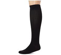 Nur Der Men's Bamboo Sock Particularly Soft and Breathable with high Comfort Waistband Knee, Black, 43-46