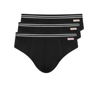 nur der Men's Cotton Stretch Briefs Pack of 3, Black, XL