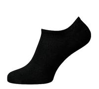 Nur Die Men's Herren Cotton Sneaker Ankle Socks, Black, 39-42 (Pack of 2)