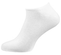 Nur Die Men's Herren Cotton Sneaker Ankle Socks, White, 43-46 (Pack of 2)