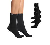 Nur Die Pack of 3 Socks Perfect Fit Unisex Cotton Breathable Soft Basic Pressure-Free Toe, Mid-Calf Length for Office & Leisure Women Men