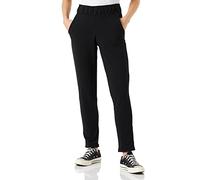 Nur Die Relax & Go Sporty Comfortable Casual Trousers Stretch Elastic Waistband Shortened Length Women, Black, M