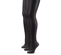 Nur Die Women's 3er Transparent Strumpfhose, 725949 Tights, 0 US, Black (Schwarz 094), 48 (Talla produttore: L) (Pack of 3)
