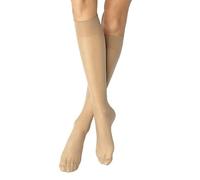 Nur Die Women's 621802 Knee-High Socks, 20 DEN, Brown (Almond 116), One Size Plus