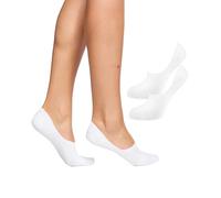 Nur Die Women's Bambus Füssling 2er Pack Damen Kaum Sichtbar Bambussocken Socke Weich Atmungsaktiv Unsichtbar Verrutschen Nicht Boots