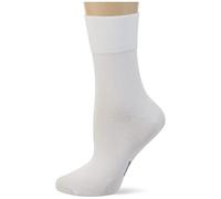 Nur Die Women's Damen Feine Komfort Socke, White (White 920), 6/8