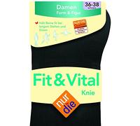 Nur Die Women's Knee-High Socks, Black (Schwarz 940), 3.5 (Manufacturer size: 36/38)