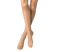 Nur Die Women's 621802 Knee-High Socks, 20 DEN, Brown (Amber 230), One Size