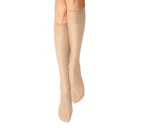 Nur Die Women's 615969 Knee-High Socks, 15 DEN, Brown (Teint 114), One Size
