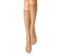 Nur Die Women's 615969 Knee Socks, 15 denier, Brown (Bronze 213), One Size Plus