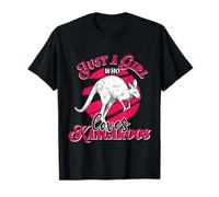 Nur ein Mädchen das Kangaroos liebt Kangaroo T-Shirt