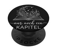 Nur Noch Ein Kapitel - Reading Aesthetic Floral Bookworm PopSockets Adhesive PopGrip