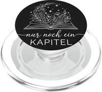 Nur Noch Ein Kapitel - Reading Aesthetic Floral Bookworm PopSockets PopGrip for MagSafe