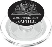 Nur Noch Ein Kapitel - Reading Aesthetic Floral Bookworm PopSockets PopGrip for MagSafe