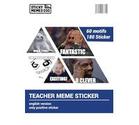 Nur positive Version Teacher Memes Stickers/Stickers, Pack of 120, 60 Designs, Teacher Memes for Notes, Teacher Gift, Teacher Gift, Leaving Gift