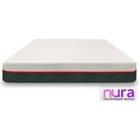 Nura Sleep Nura Sports Lite 20cm Thick Ultra Orthopedic Super Firm Foam Mattress in White | Size: Single Nura Sleep White Single