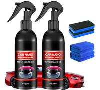 Nurafix Nano Car Spray, 2 Pcs Nano Car Scratch Removal Spray, Repair Nano Spray Scratches, Car Wax Spray Repairing Scratches, Nano Ceramic Coating for Cars (2 * 250ml)