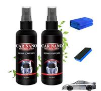 Nurafix Nano Car Spray, Nurafix Car Spray, Car Nano Repairing Spray, car paint restorer, car wax ceramic coating, Car Wax for Car Paint Scratch Repair (100ml-2)