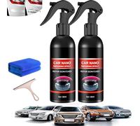 Nurafix Nano Car Spray, Nurafix Nano Scratch Remover, Nano Car Scratch Removal Spray, Car Scratch Repair Nano Spray, Nano Car Scratch Repair Spray (2Pcs-120Ml)