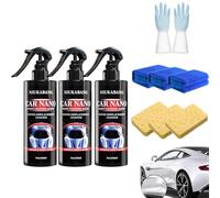 Nurafix Nano Car Spray, Nurafix Nano Scratch Remover, Nano Car Scratch Repair Spray, Nurafix Car Scratch Repair Nano Spray, Car Nano Repairing Spray and Polishing Spray (250ML*3)
