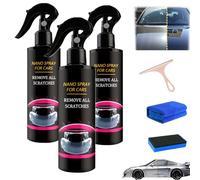 Nurafix Nano Car Spray, Nurafix Nano Spray, Nurafix Nano Scratch Remover, Car Scratch Repair Nano Spray, Nano Ceramic Coating Polishing Spraying, Fast Repairing Scratch Spray (120ml-3)