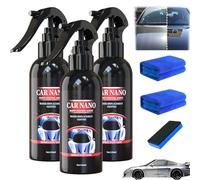 Nurafix Nano Scratch Remover, Nano Car Scratch Repair Spray,Nurafix Car Wax, Nurafix Scratch Repair, Fast Repairing Scratch Spray, Rub and Buff for All Vehicle Paint Care (120ml-3)