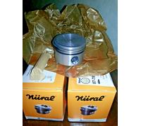NURAL 112 Abarth 70 Hp Piston Kit 4 Pcs Front Rear Silver 6/10
