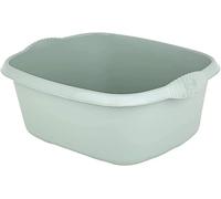 Nurano - Casa Washing Up Bowl 39cm Large Rectangular Kitchen Basin Bowl Sink Dishpan Washing Up Bowl - Dish Tub for Sink, 12 litres (Capacity) Silver Sage - Set of 3