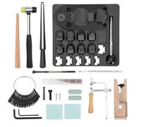NURATIT 14 Pcs Ring Bending Tool Set for Spoons, Ring Bender Kit, Spoon Rings Maker Machine with Nylon Mold, Ring Making Tool for Spoon Heavy Duty, Ring Measurement Tool for DIY Enthusiasts, Gift