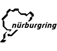 Nurburgring Track Map Racing Car Symbol Funny Bumper Sticker Van Bike Sticker Decal Free P&P
