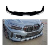 NURCIX Car ABS Front Bumper Lip Body Splitter, For BMW 1 Series F40 M Sport 118i 120i 128ti 2020-2024 Front Spoiler Diffuser Car Protector Decorative Body Kit