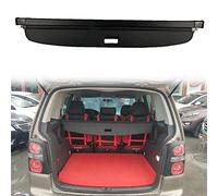 NURCIX Car Boot Flaps,Retractable Car Rear Trunk Parcel Curtain Shelves Luggage Cargo Shield,Compatible with VW Touran 2006 2007 2008 2009 2010-2015,A-Black