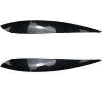 NURCIX Car Front Headlight Cover,Compatible with VW Polo 4 MK4 9N 9N3 2005 2006 2007 2008 2009,Car Trim Accessories,A-Piano Black