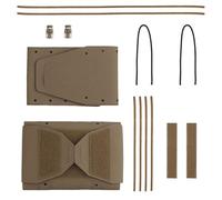 NURCIX Ightweight Tactical Medical Pouch - Quick Access First Aid Bag with Dual Mount (M-System/Tactical Belt)(B)