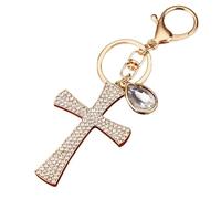 NURCIX Keychain Crucifix Diamond Keychain Rhinestone Pendant Key Chain Good Luck Pendant Decorative Gift