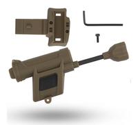 NURCIX Tactical Military Helmet Light with IR & Bendable Design - Multi-Mode Survival Signal Light, Night Operations, Emergency(N)