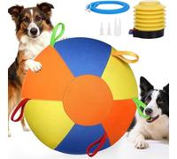 Nurealth 18" Herding Ball for Dogs for Australian Shepherd | Border Collies, Australian Cattle, German Shepherds, Horse, Sheepdogs, Dog Birthday Toy