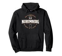 Nuremberg Germany Label Coordinates 2C Pullover Hoodie