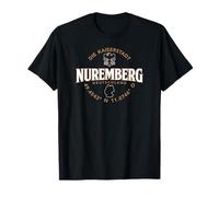Nuremberg Germany Label Coordinates 2C T-Shirt